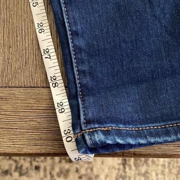 Isabel Maternity Crossover Panel Brushed Back Skinny Maternity Jeans Blue Dusk - Picture 9 of 11